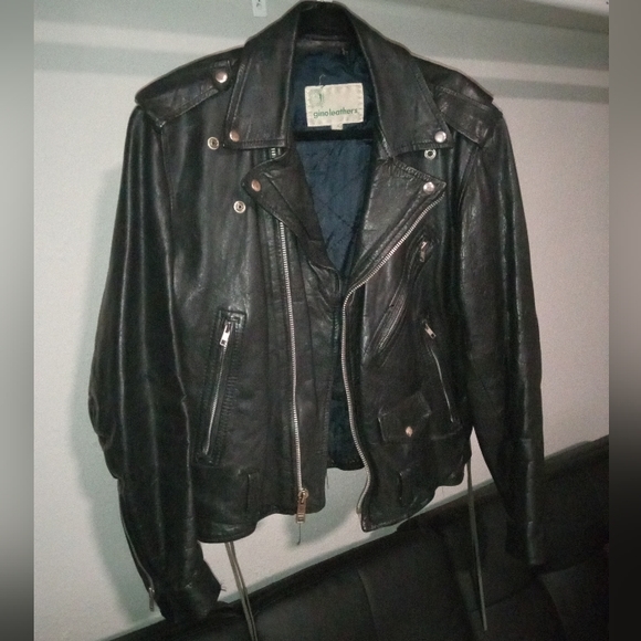 💣 Thick, heavy badass biker leather jacket - Picture 2 of 4
